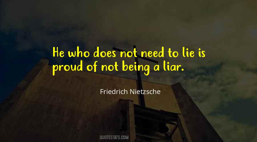 Being A Liar Quotes #1467724