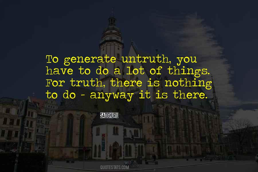 Quotes About Untruth #1372641