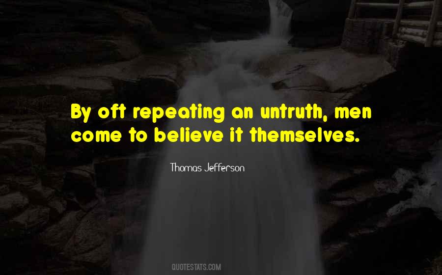 Quotes About Untruth #52123
