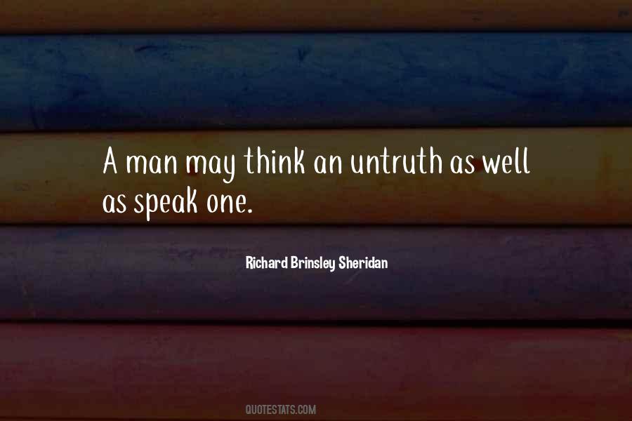 Quotes About Untruth #838176