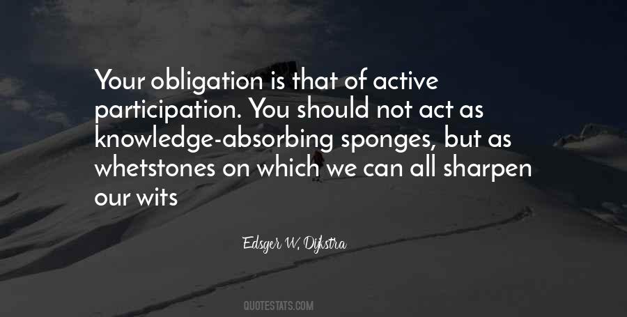Quotes About Active Participation #1373569