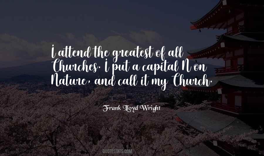 Quotes About Churches #1231910