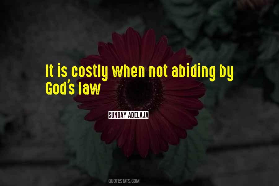 Quotes About Abiding By The Law #832143