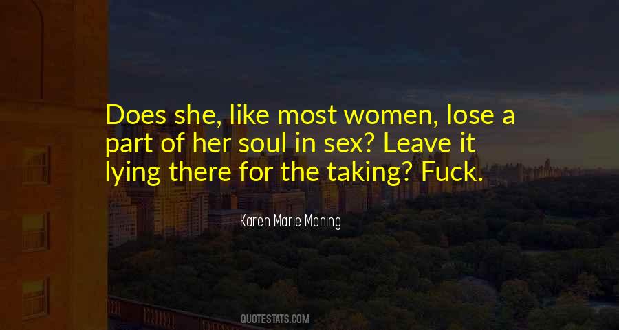 Sex Women Quotes #254282