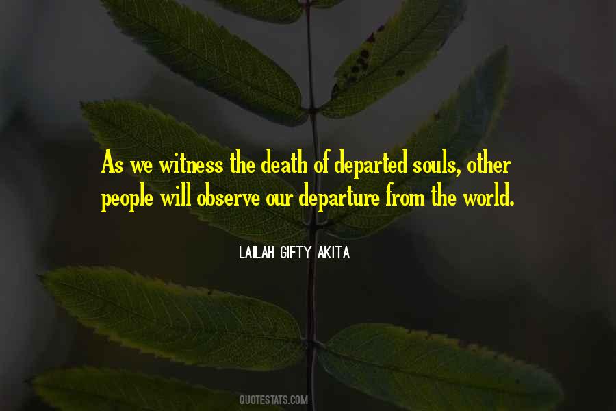 Quotes About Departed Soul #1420155