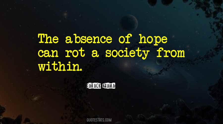 Quotes About Absence Of Hope #1131113