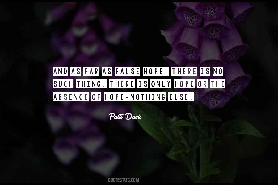 Quotes About Absence Of Hope #386880