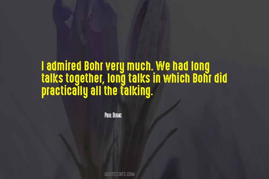 Quotes About Long Talks #1266265