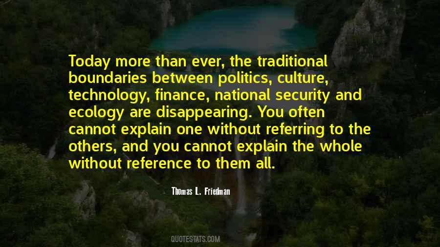 Quotes About Traditional Culture #335568