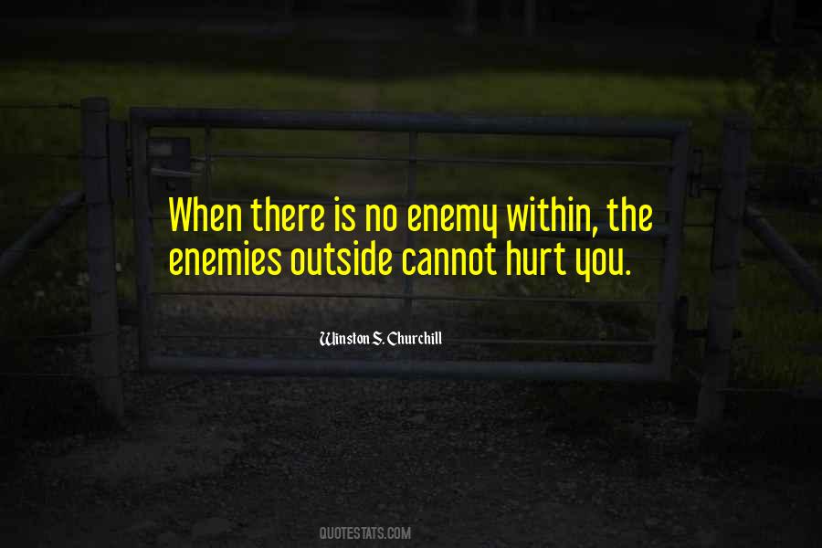 Quotes About Enemies Within #1158247