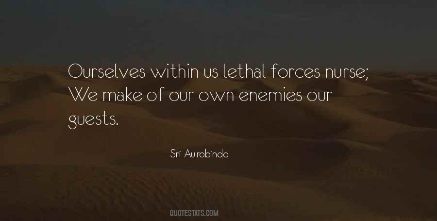 Quotes About Enemies Within #1853550