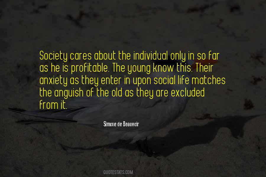 Quotes About Society Over The Individual #104604