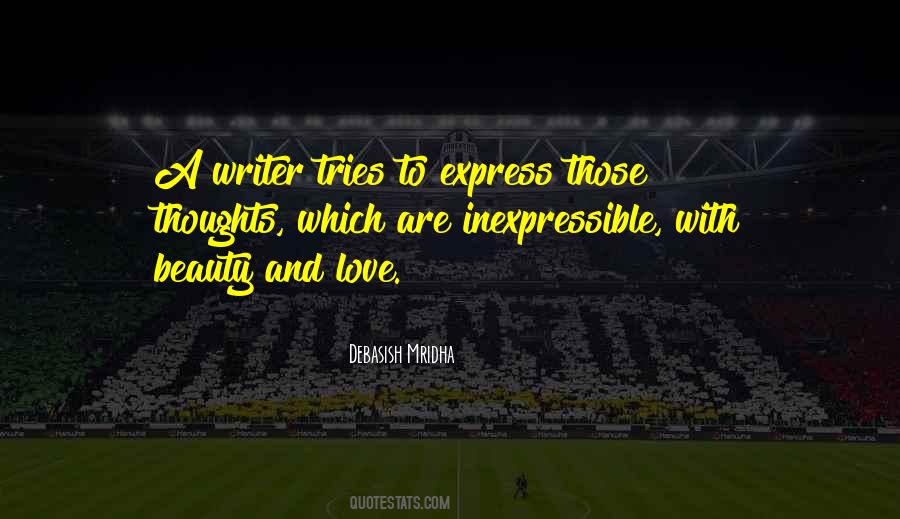 Express Thoughts Quotes #1500155