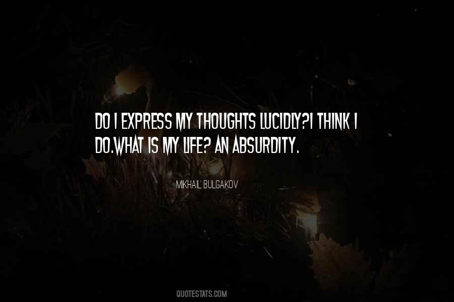 Express Thoughts Quotes #359376