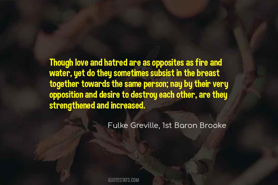 Love And Hatred Quotes #1258730