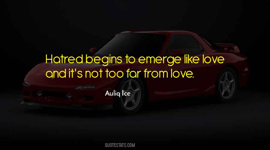 Love And Hatred Quotes #413670