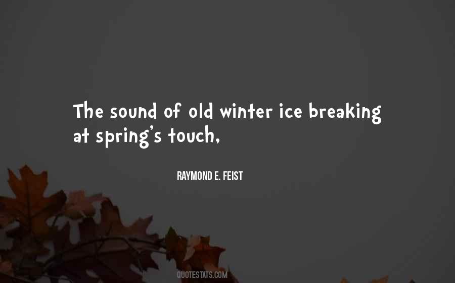 Quotes About Winter Spring #156846