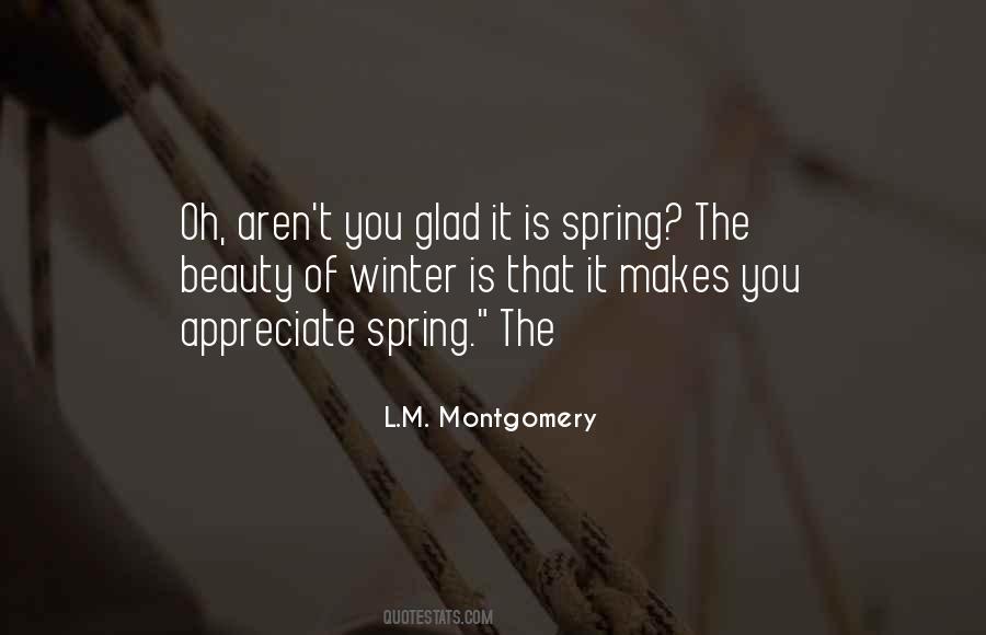 Quotes About Winter Spring #186330