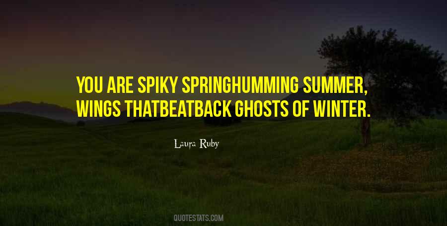 Quotes About Winter Spring #193113