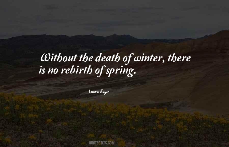 Quotes About Winter Spring #243524