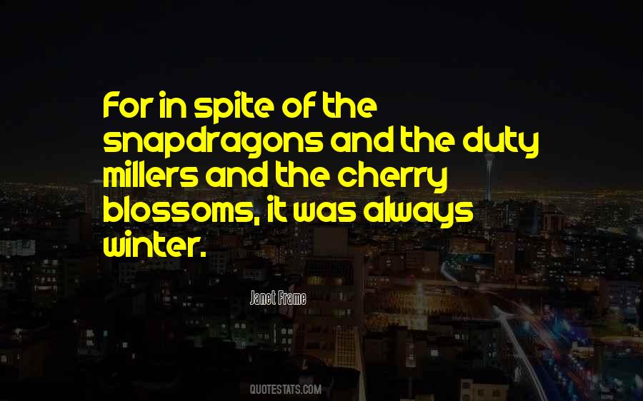 Quotes About Winter Spring #77491