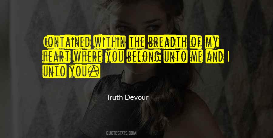 Devour You Quotes #801934