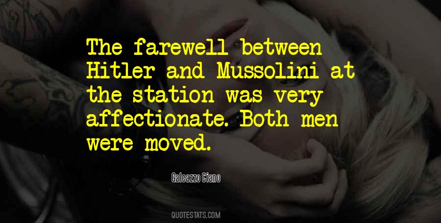 Quotes About Mussolini #1485817