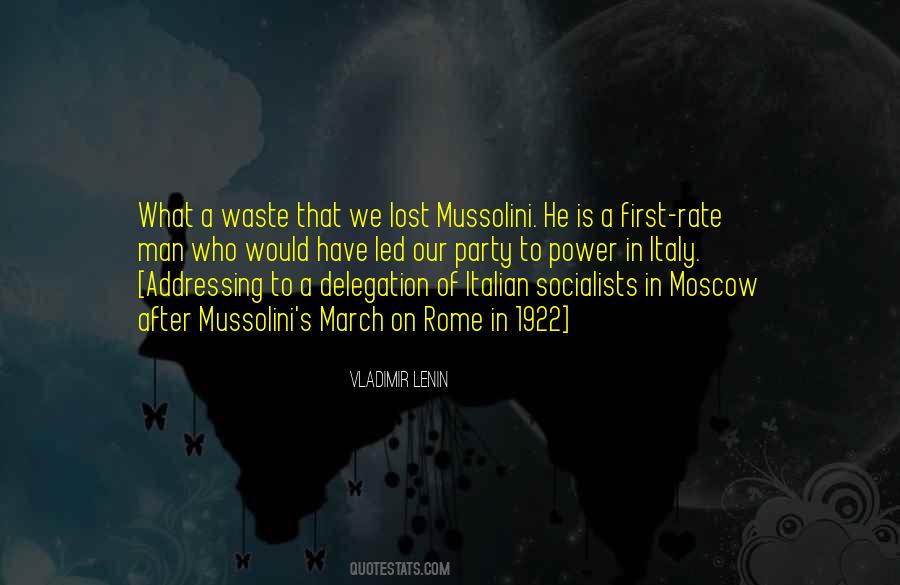 Quotes About Mussolini #1704141