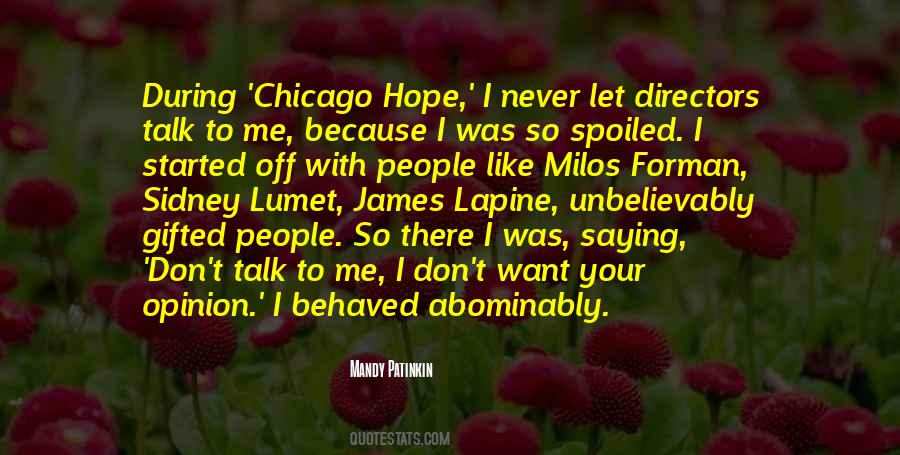 Chicago People Quotes #544327