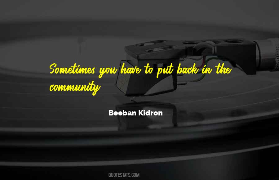 Kidron Quotes #237671