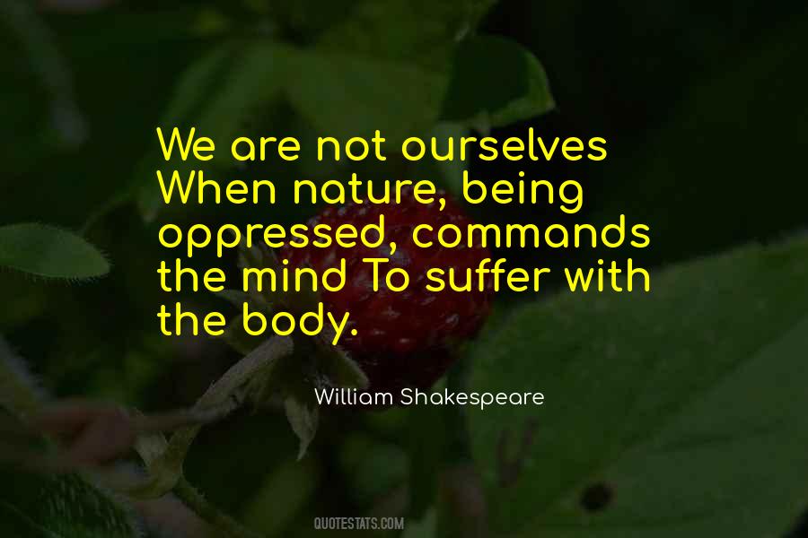 Being Ourselves Quotes #18327