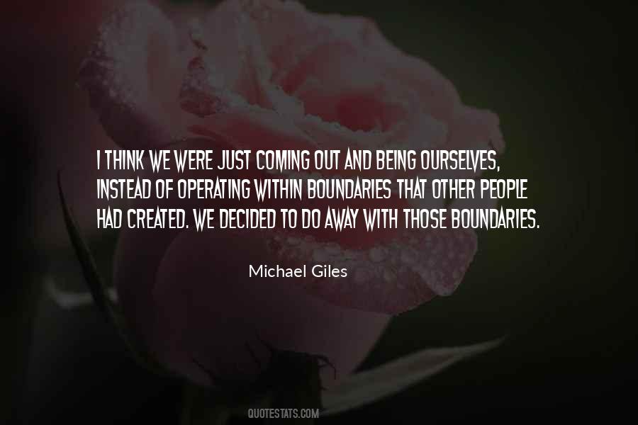Being Ourselves Quotes #590344