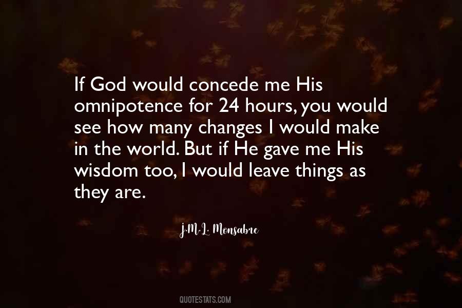 Omnipotence God Quotes #1169427