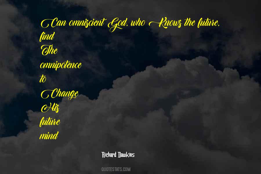 Omnipotence God Quotes #98668