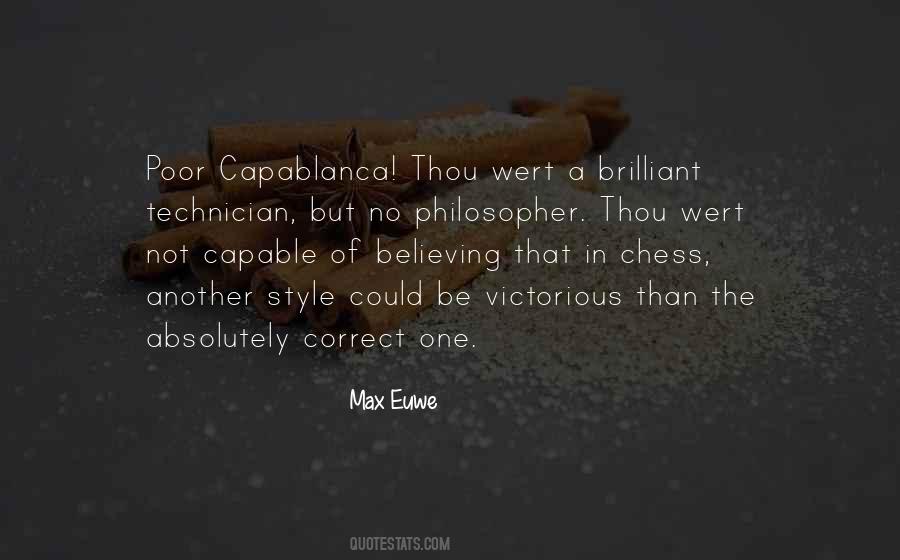 Quotes About Capablanca #249265