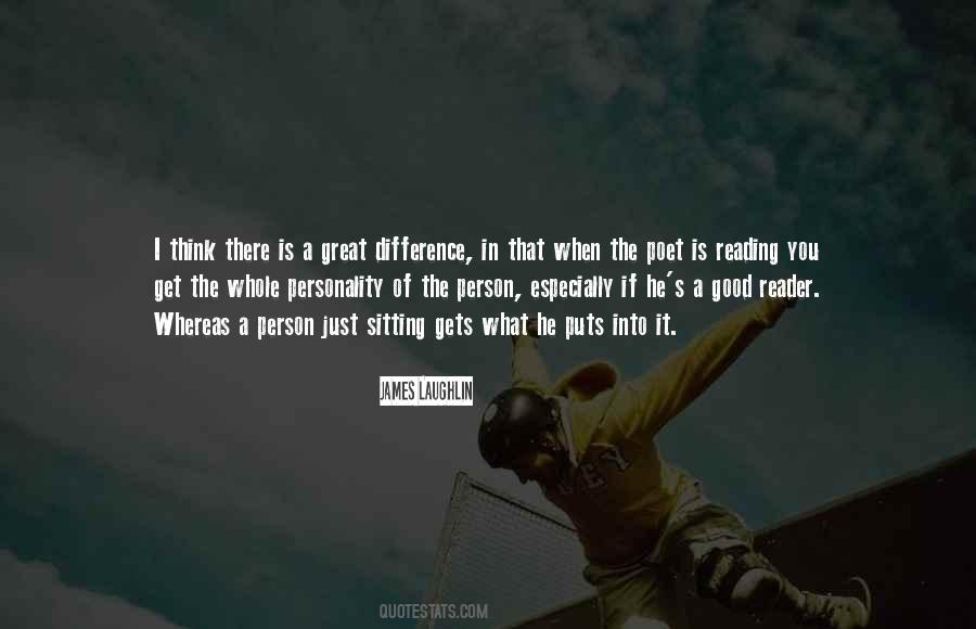 Personality Reading Quotes #1736024