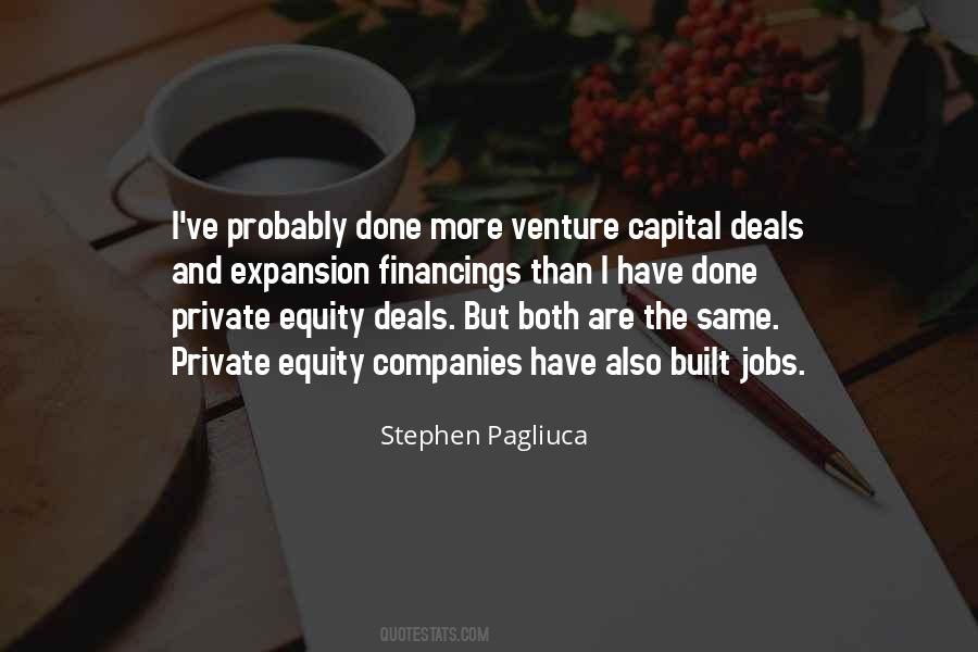 Quotes About Private Equity #1118904