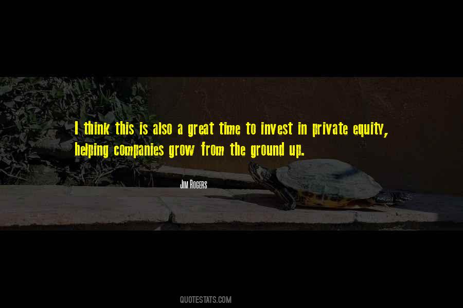 Quotes About Private Equity #1659029