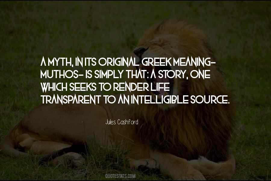 Myth Telling Quotes #13007