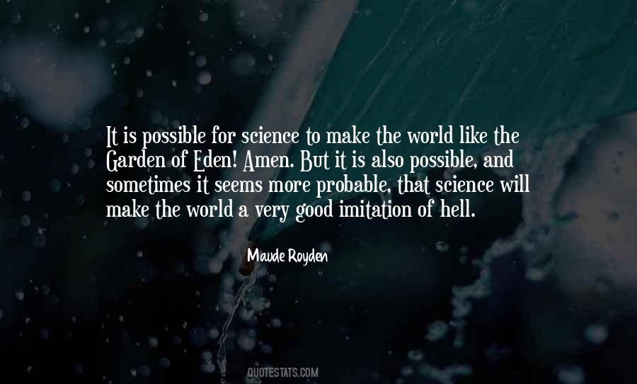 Quotes About Science And The World #156777