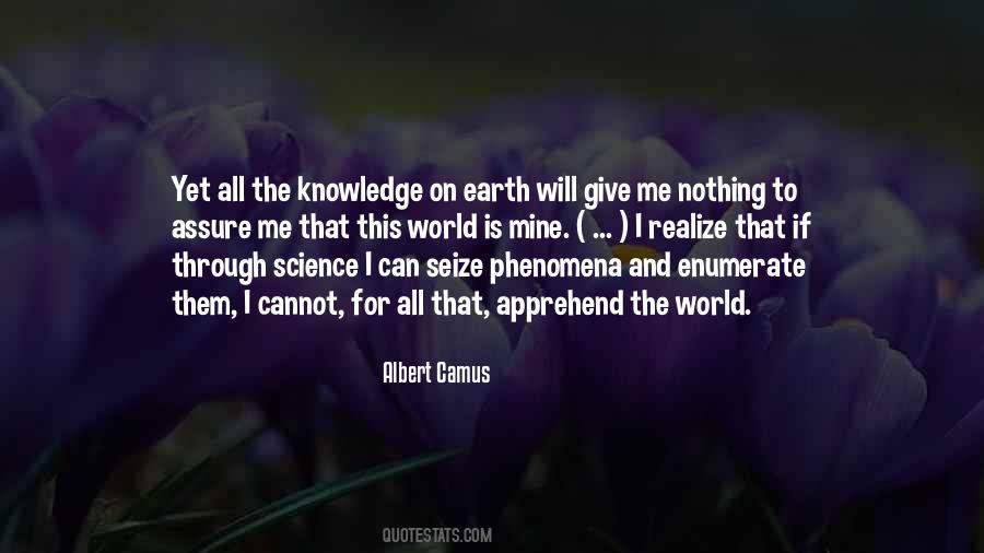 Quotes About Science And The World #188481
