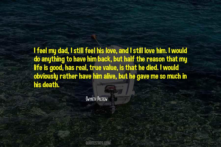 Quotes About Dad Died #1555595