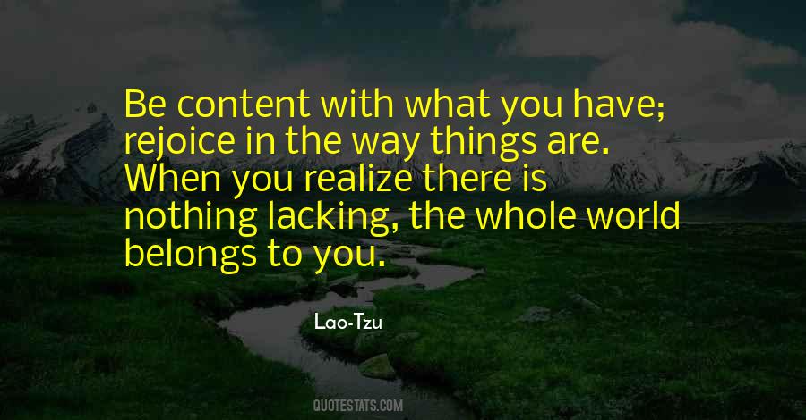 Quotes About What Belongs To You #909863