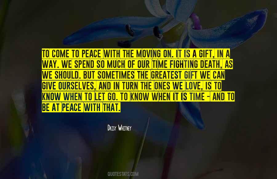 Quotes About Peace With Death #1795527