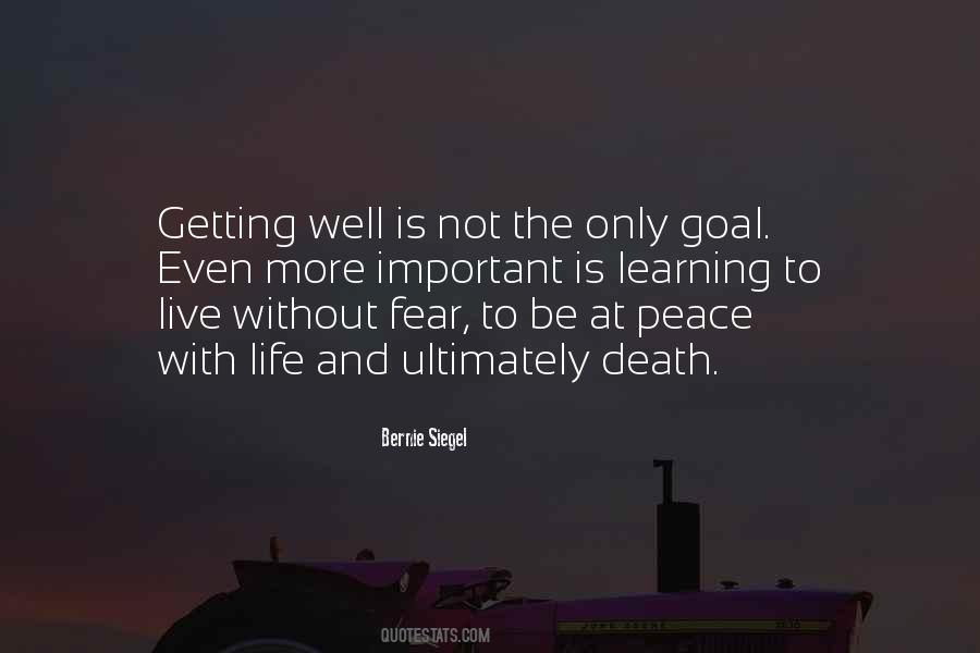 Quotes About Peace With Death #245292