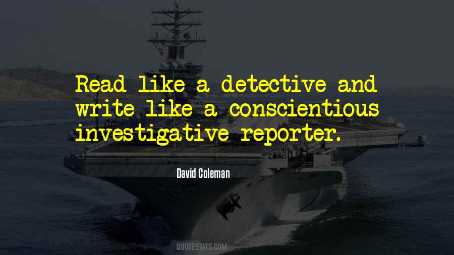 Quotes About Detectives #1025273