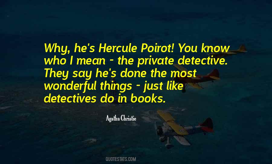 Quotes About Detectives #359107