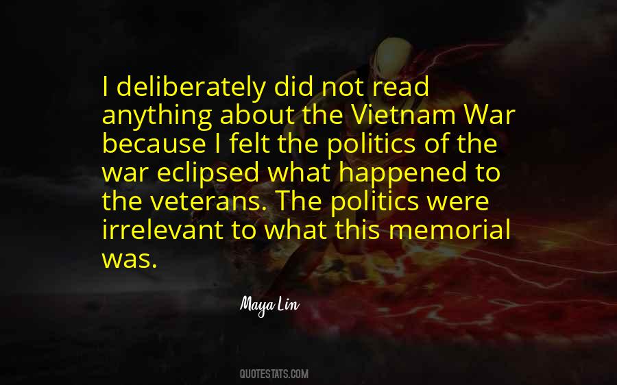 Quotes About Vietnam War Memorial #980915