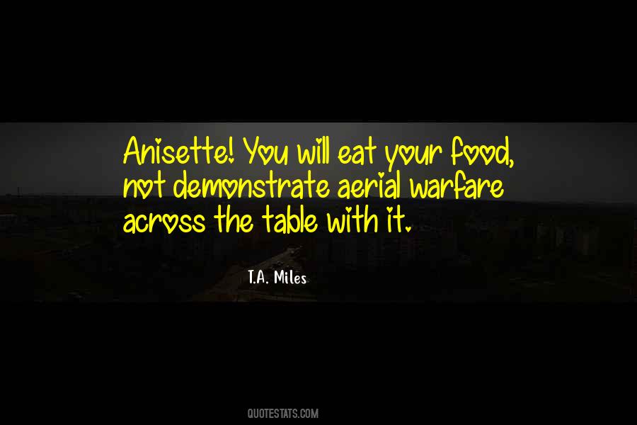 Quotes About Table Manners #544973