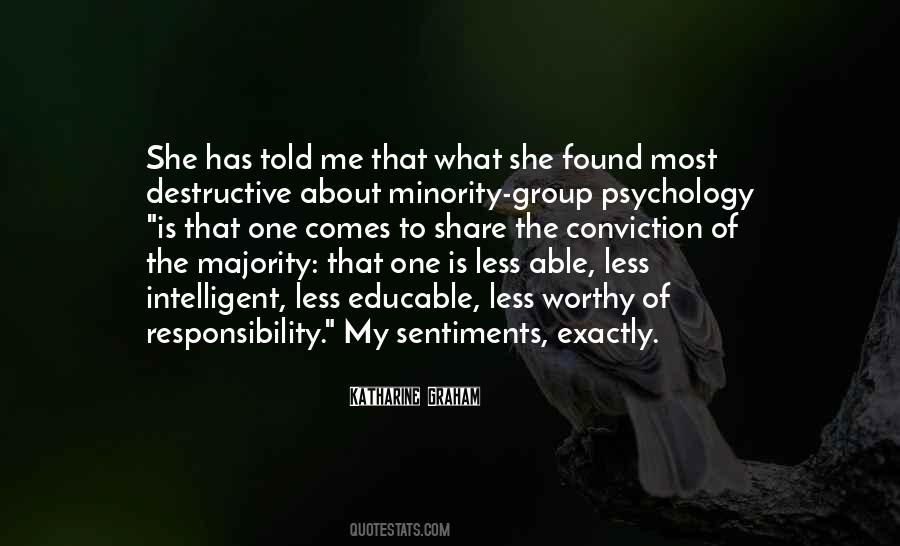 Group Psychology Quotes #325278